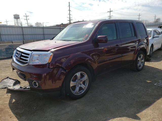 HONDA PILOT EXL 2012 with VIN 5FNYF4H57CB053731 - Photo from auction