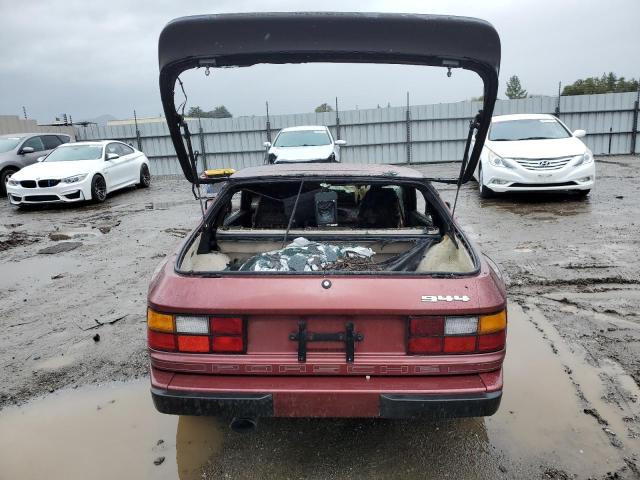 Photo 6 from auction – 1986 PORSCHE 944 with VIN WP0AA0944GN458595