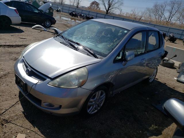 HONDA FIT S 2007 with VIN JHMGD386X7S024283 - Photo from auction