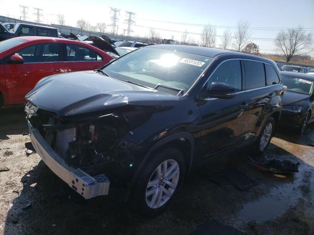 TOYOTA HIGHLANDER 2016 with VIN 5TDBKRFH2GS329844 - Photo from auction