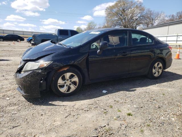 HONDA CIVIC LX 2013 with VIN 2HGFB2F5XDH596451 - Photo from auction