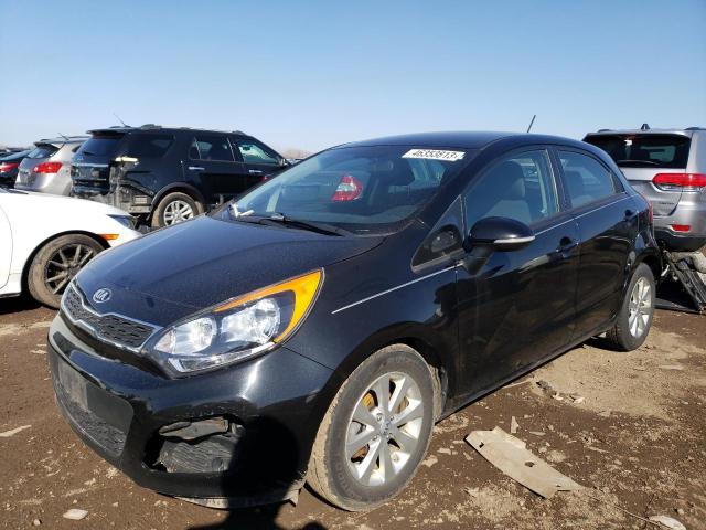 KIA RIO EX 2014 with VIN KNADN5A30E6322566 - Photo from auction