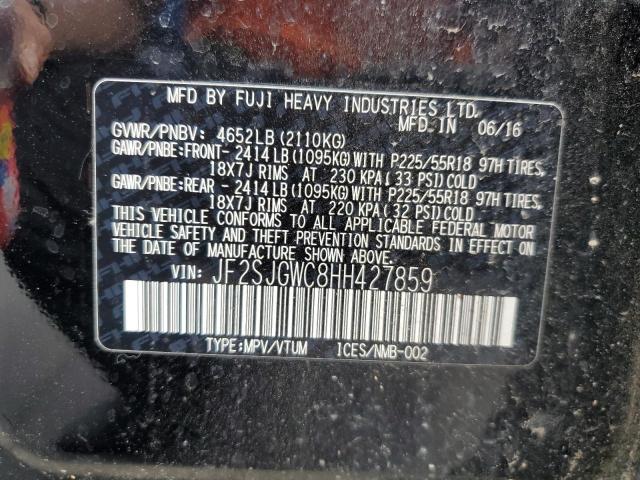 Photo 14 from auction – 2017 SUBARU FORESTER 2 with VIN JF2SJGWC8HH427859