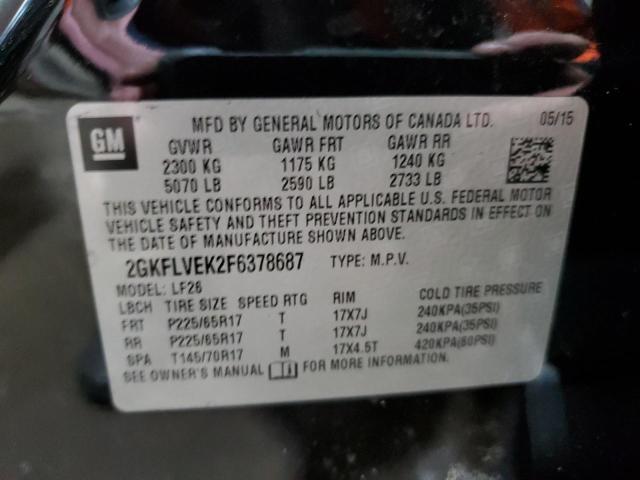 Foto 14 de la subasta – 2015 GMC TERRAIN SL con VIN 2GKFLVEK2F6378687