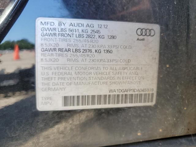 Photo 14 from auction – 2013 AUDI Q5 PREMIUM with VIN WA1DGAFP3DA045919