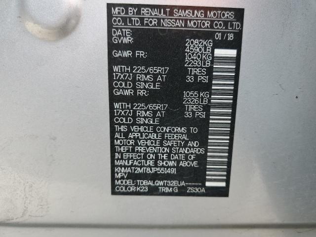 Photo 14 from auction – 2018 NISSAN ROGUE S with VIN KNMAT2MT8JP551491