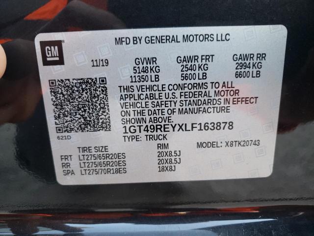 Photo 14 from auction – 2020 GMC SIERRA K25 with VIN 1GT49REYXLF163878