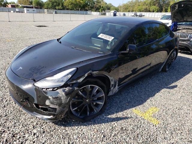 TESLA MODEL 3 2020 with VIN 5YJ3E1EB6LF746604 - Photo from auction