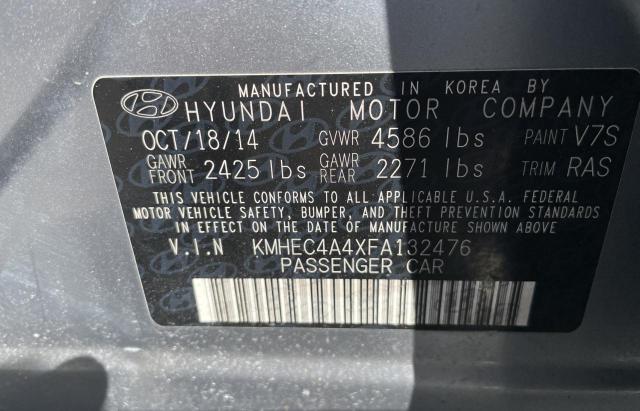 Photo 10 from auction – 2015 HYUNDAI SONATA HYB with VIN KMHEC4A4XFA132476