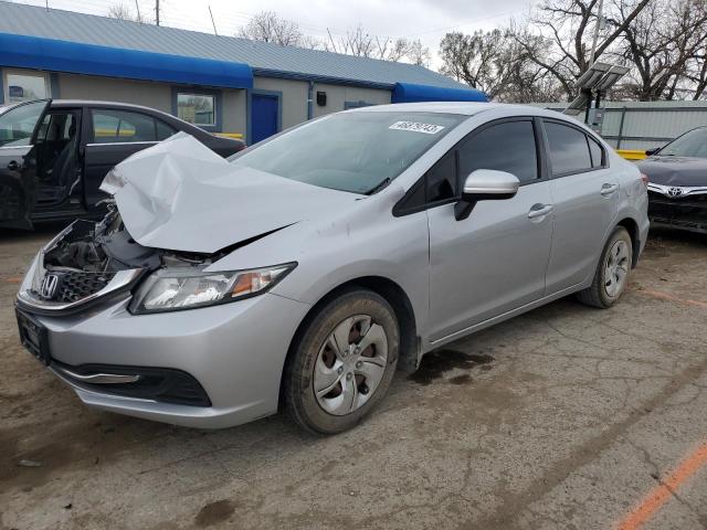 HONDA CIVIC LX 2015 with VIN 2HGFB2F59FH518732 - Photo from auction