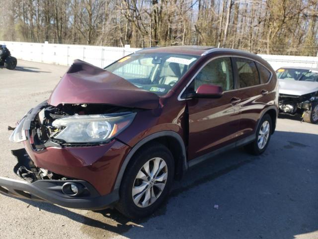 HONDA CR-V EXL 2014 with VIN 5J6RM4H74EL011992 - Photo from auction