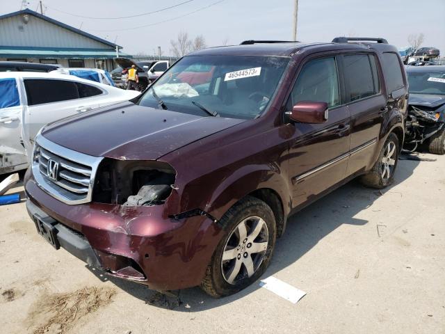 HONDA PILOT TOUR 2012 with VIN 5FNYF4H9XCB025148 - Photo from auction