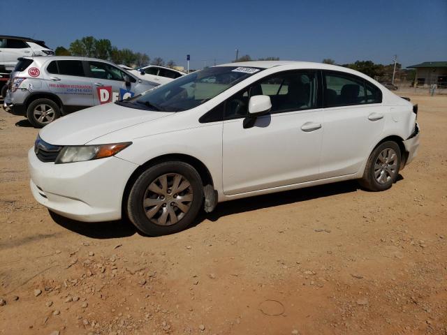 HONDA CIVIC LX 2012 with VIN 19XFB2F57CE071985 - Photo from auction
