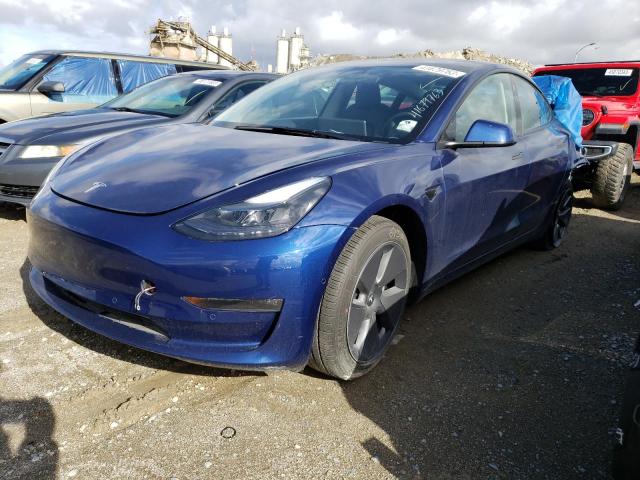 TESLA MODEL 3 2022 with VIN 5YJ3E1EB1NF278607 - Photo from auction