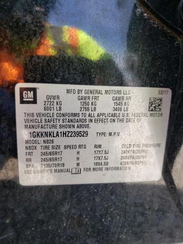 Photo 14 from auction – 2017 GMC ACADIA SLE with VIN 1GKKNKLA1HZ239529