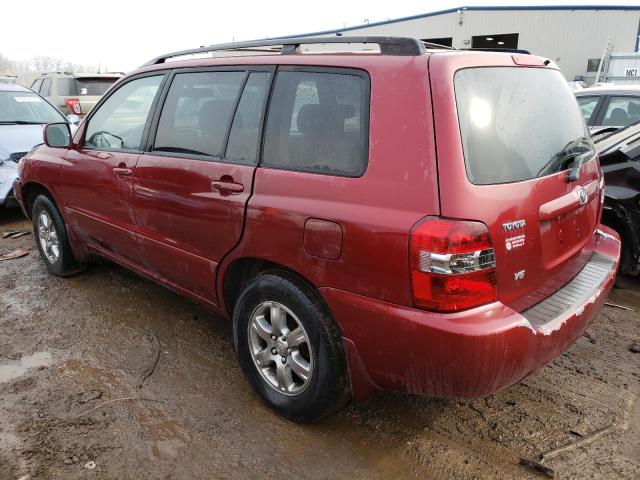 Photo 2 from auction – 2005 TOYOTA HIGHLANDER with VIN JTEDP21A950087805