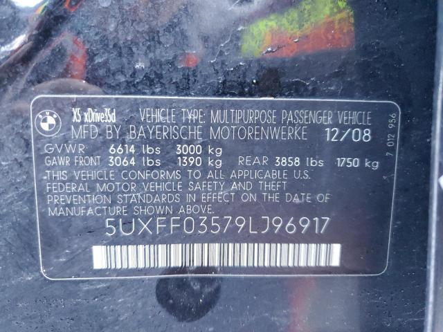 Photo 14 from auction – 2009 BMW X5 XDRIVE3 with VIN 5UXFF03579LJ96917