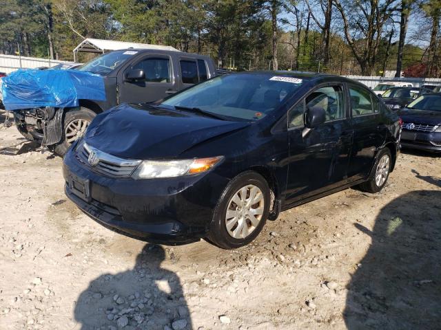 Photo 1 from auction – 2012 HONDA CIVIC LX with VIN 19XFB2F51CE043938