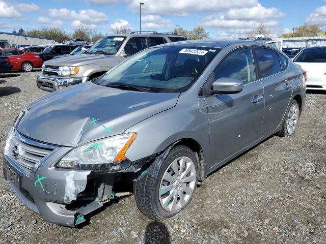 NISSAN SENTRA S 2014 with VIN 3N1AB7AP2EL629968 - Photo from auction