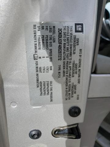 Photo 14 from auction – 2008 CHEVROLET EQUINOX LT with VIN 2CNDL63F486287272