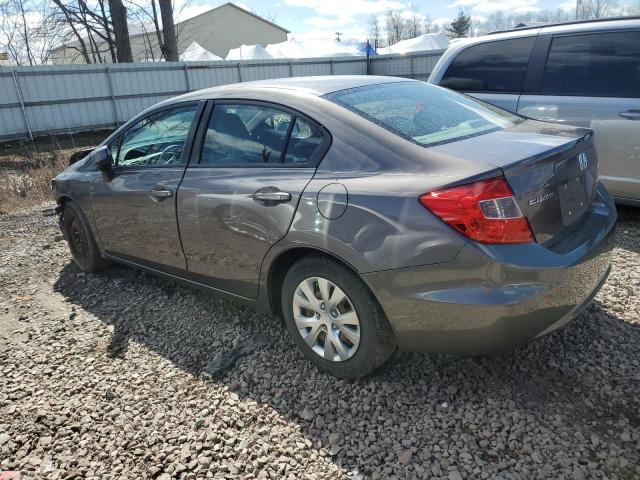 Photo 2 from auction – 2012 HONDA CIVIC LX with VIN 19XFB2F54CE068140