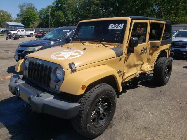 JEEP WRANGLER U 2014 with VIN 1C4BJWDG5EL202807 - Photo from auction