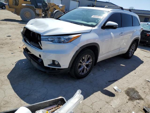 TOYOTA HIGHLANDER 2015 with VIN 5TDJKRFH7FS177988 - Photo from auction