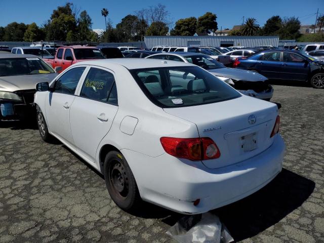 Photo 2 from auction – 2009 TOYOTA COROLLA BA with VIN JTDBL40E599064367