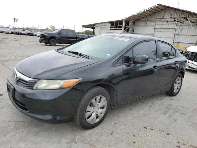 HONDA CIVIC LX 2012 with VIN 2HGFB2F55CH331354 - Photo from auction