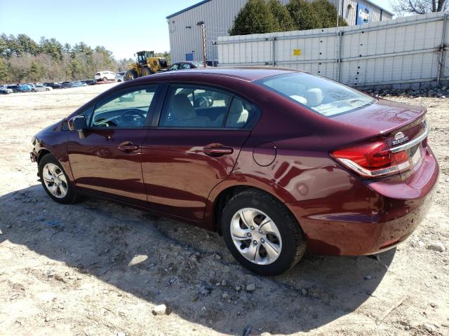 Photo 2 from auction – 2015 HONDA CIVIC LX with VIN 19XFB2F56FE260891