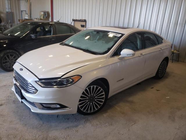 FORD FUSION TIT 2018 with VIN 3FA6P0RU3JR210661 - Photo from auction