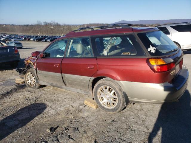 Photo 2 from auction – 2002 SUBARU LEGACY OUT with VIN 4S3BH806327620422