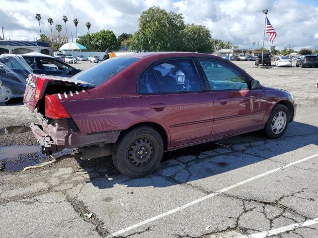 Photo 3 from auction – 2002 HONDA CIVIC LX with VIN 2HGES16632H515608
