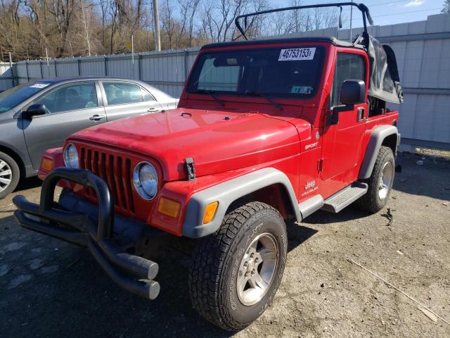 JEEP WRANGLER / 2004 with VIN 1J4FA49S54P720274 - Photo from auction