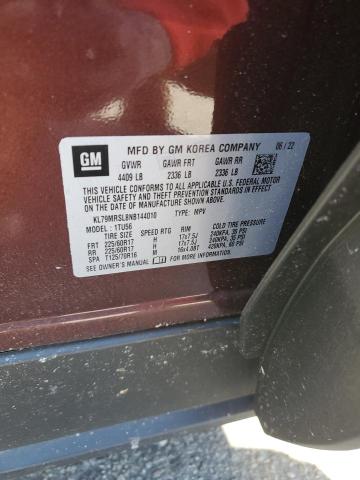 Photo 14 from auction – 2022 CHEVROLET TRAILBLAZE with VIN KL79MRSL8NB144010