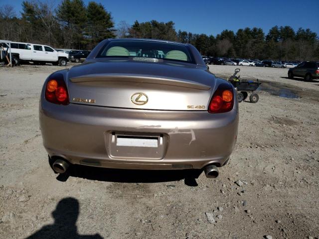 Photo 6 from auction – 2002 LEXUS SC 430 with VIN JTHFN48Y120032373