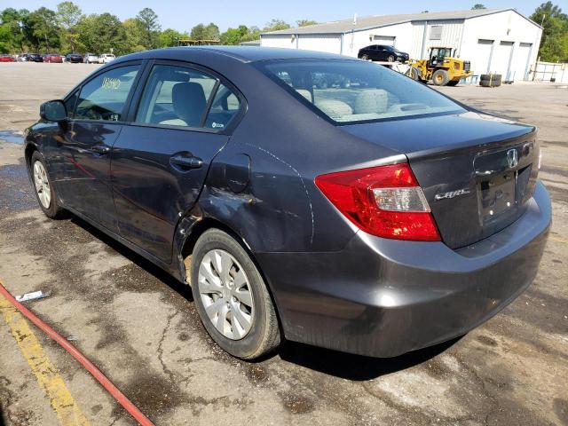 Photo 2 from auction – 2012 HONDA CIVIC LX with VIN 2HGFB2F56CH557094