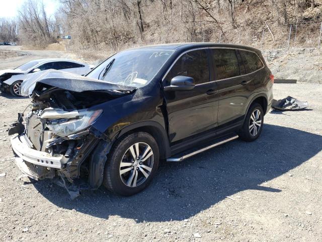HONDA PILOT EXLN 2017 with VIN 5FNYF6H79HB016247 - Photo from auction