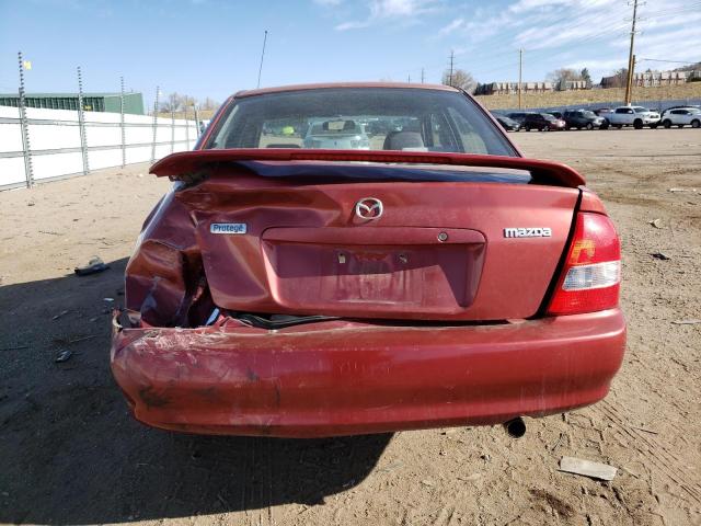 Photo 6 from auction – 2001 MAZDA PROTEGE LX with VIN JM1BJ225710415487