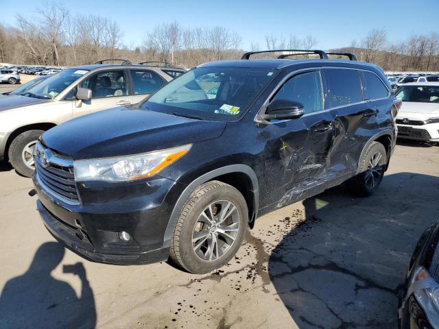 TOYOTA HIGHLANDER 2016 مع رقم تعريف المركبة 5TDJKRFH7GS255428 - صورة من المزاد