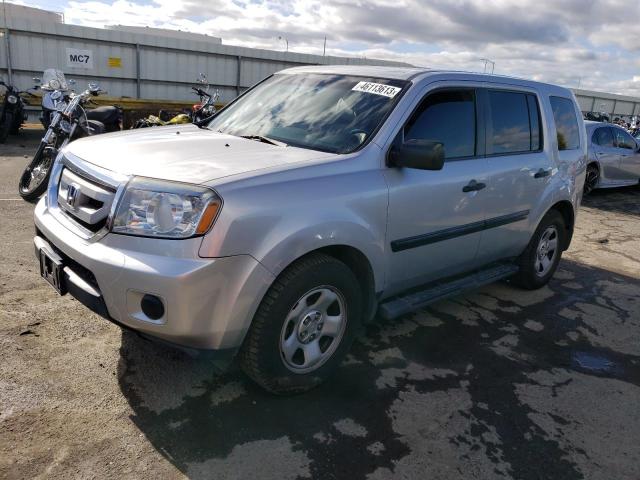 HONDA PILOT LX 2011 with VIN 5FNYF3H24BB050042 - Photo from auction