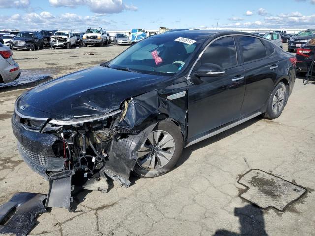 KIA OPTIMA HYB 2017 with VIN KNAGT4LC5H5005998 - Photo from auction