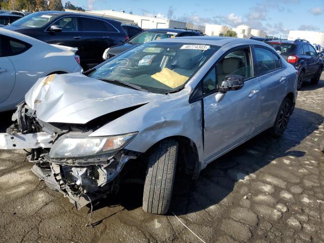 HONDA CIVIC EXL 2013 with VIN 2HGFB2F90DH529733 - Photo from auction