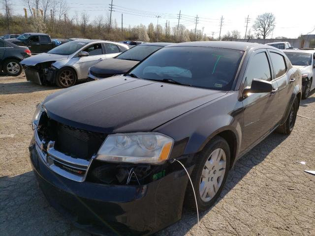 DODGE AVENGER SE 2012 with VIN 1C3CDZAB9CN325487 - Photo from auction