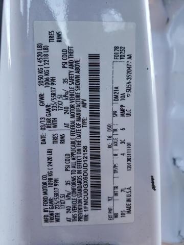 Photo 14 from auction – 2013 FORD ESCAPE SE with VIN 1FMCU0GX6DUD12158