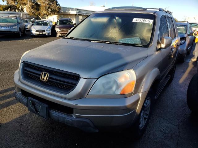 HONDA PILOT EXL 2005 with VIN 2HKYF18795H566192 - Photo from auction