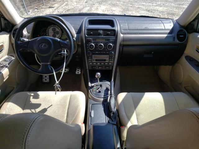 Photo 8 from auction – 2001 LEXUS IS 300 with VIN JTHBD182610012498