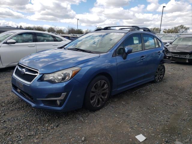SUBARU IMPREZA SP 2015 with VIN JF1GPAV61FH219546 - Photo from auction