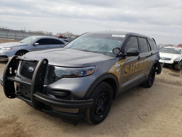 FORD EXPLORER P 2022 with VIN 1FM5K8AB8NGB61172 - Photo from auction