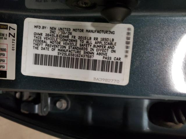 Photo 14 from auction – 2006 PONTIAC VIBE with VIN 5Y2SL65816Z437687